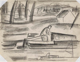 leo-gestel-1925-skipper-vid-rodret-art-print-fine-art-reproduction-wall-art-id-agx6vo05b