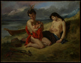 尤金·德拉克洛瓦（Eugene-Delacroix）1823-纳奇兹艺术印刷精美艺术复制品墙艺术ID-AGXJ3ALUQ