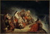 ary-scheffer-1820，风暴，艺术，印刷，精美的艺术，复制品，墙体艺术