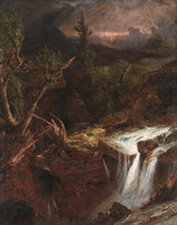 jasper-f-cropsey-1851-the-clove-a-tormi-stseen-catskill-mägedes-kunstiprint-peen-kunsti-reproduktsioon-seinakunst-id-agxn5xu7q