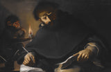 Pietro-Della-Vecchia 1630-圣多米诺和魔鬼艺术打印精细艺术复制墙艺术ID Agy2g45ol