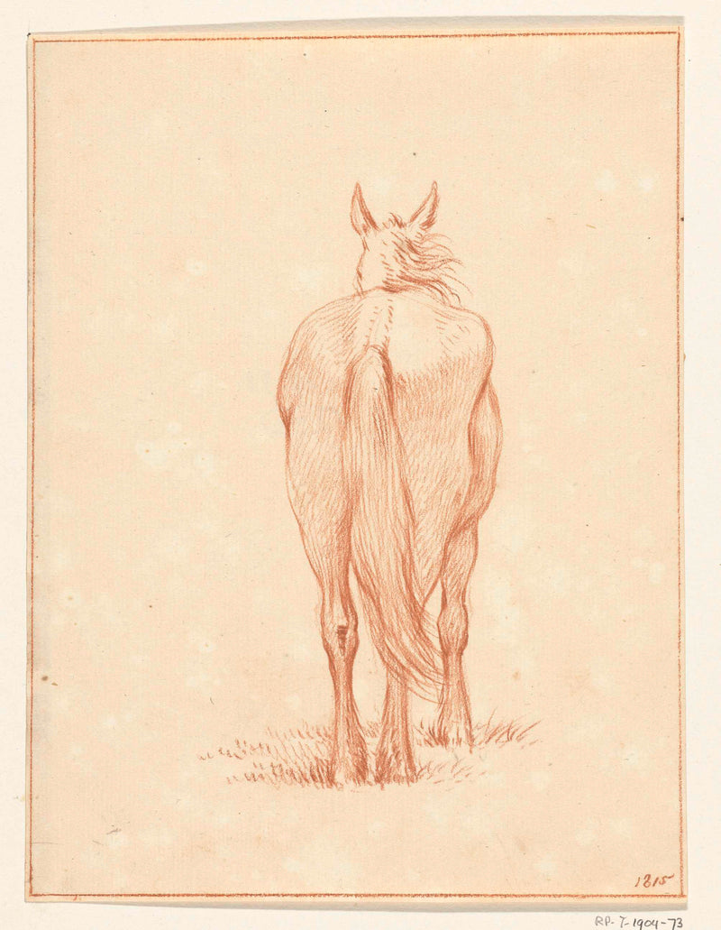 jean-bernard-1815-standing-horse-from-behind-art-print-fine-art-reproduction-wall-art-id-agymthz77