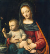 베르나르디노-루이니-1515-카네이션의 마돈나-예술-인쇄-미술-복제-벽-예술-id-agyok8sfs