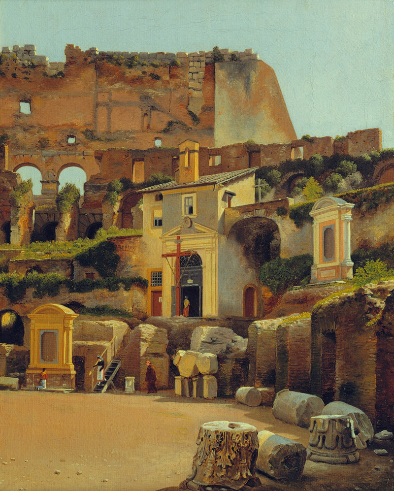 c-w-eckersberg-1816-the-colosseum-rome-art-print-fine-art-reproduction-wall-art-id-agysh9icl