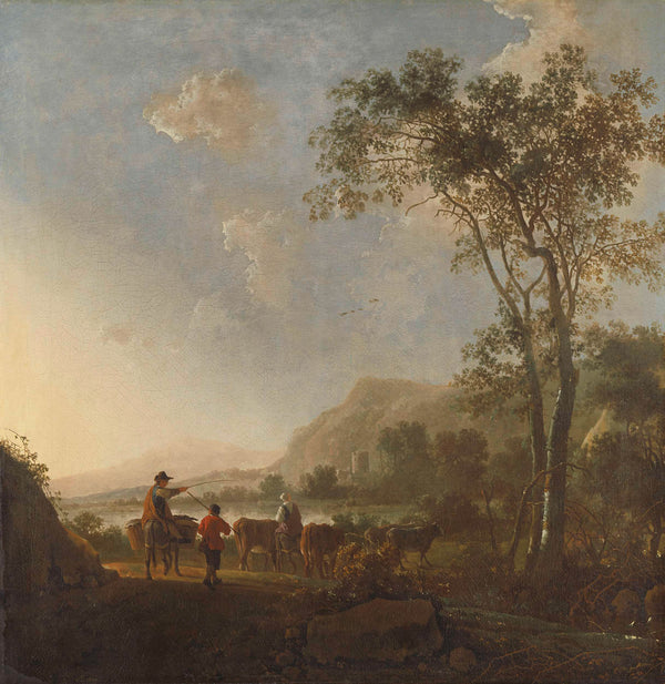 aelbert-cuyp-1650-landscape-with-herdsmen-and-cattle-art-print-fine-art-reproduction-wall-art-id-agzfmknbw