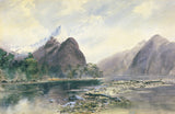 william-Hodgkins-1880-mitre-peak-Milford-lyd-art-print-fine-art-gjengivelse-vegg-art-id-ah13iiiva