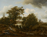 meindert-hobbema-1663-krajobraz-w pobliżu-deventer-art-print-reprodukcja-dzieł sztuki-sztuka-ścienna-id-ah1bt1fnl