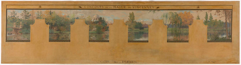 maurice-chabas-1898-sketch-for-the-town-hall-of-vincennes-daumesnil-lake-art-print-fine-art-reproduction-wall-art