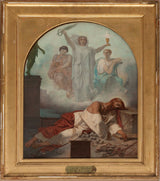 theodore-pierre-nicolas-maillot-1860-sketch-for-the-kostol-of-saint-Jacques-du-haut-le-no-martyrdom-of-st-Jacques-art-print-fine-art-reproduktion- nástenné umenie