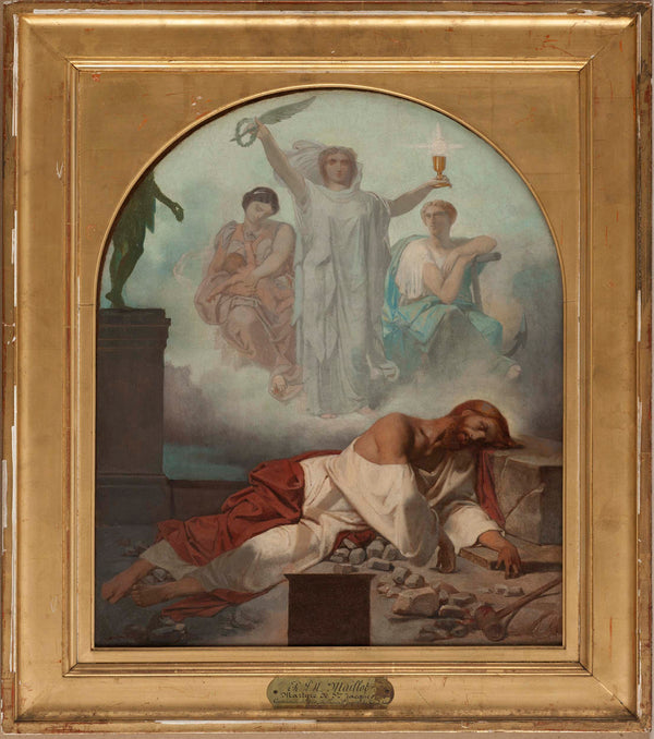 theodore-pierre-nicolas-maillot-1860-sketch-for-the-church-of-saint-jacques-du-haut-le-no-martyrdom-of-st-jacques-art-print-fine-art-reproduction-wall-art