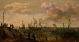 Adam-willaerts-1628-船舶-沿著-海岸-藝術印刷-美術複製品-牆藝術-id-ah213lnhk