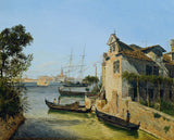 雅各布-alt-1834-威尼斯圣乔治马焦雷视图-艺术印刷-美术复制品-墙艺术-id-ah2pr9uss