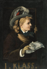 安娜-諾德格倫-1877-火車上的女士-窗戶藝術印刷品美術複製品牆藝術 ID-ah2wy4an5