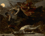 皮埃尔·保罗·普鲁德洪1806年，正义与神圣的复仇追求犯罪艺术印刷精美的艺术复制品墙壁艺术ID-ah4sd3goz