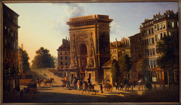 alexandre-pau-de-saint-martin-1810-porte-saint-denis-2nd-district-art-print-fine-art-reproduction-wall-art