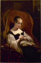 ary-scheffer-1831玛格丽特在路线艺术上打印精美的艺术复制品墙上的艺术