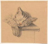 진-버나드-1775-머리와 팔-잠자는 고양이-예술-인쇄-미술-복제-벽-예술-id-ah7g5gh5m