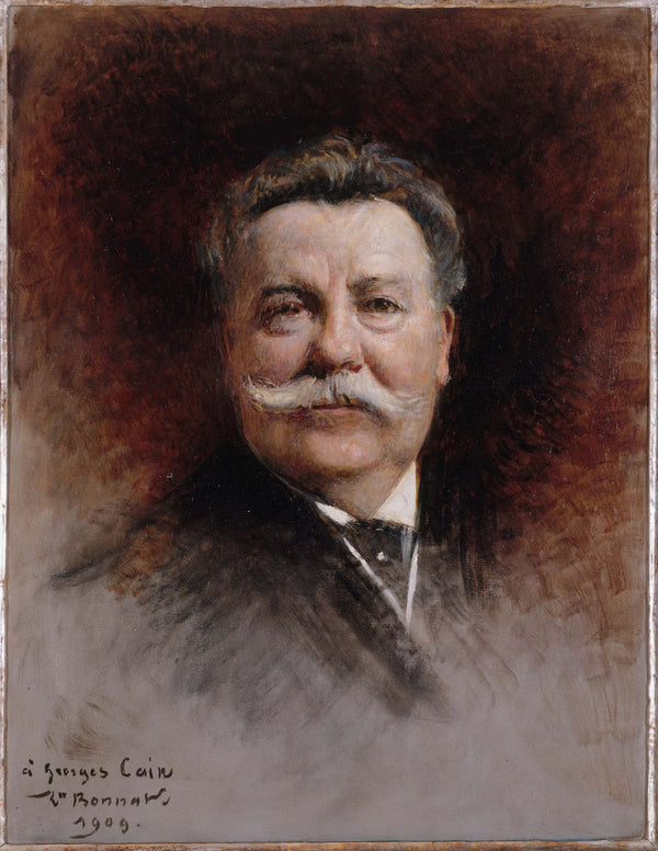 leon-bonnat-1909-portrait-of-georges-cain-1853-1919-painter-and-writer-art-print-fine-art-reproduction-wall-art