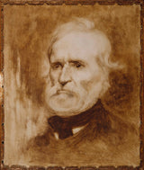 eugene-carriere-1880-auguste-blanqui-1805-1881的肖像，政客艺术印刷精美的艺术复制品墙壁艺术