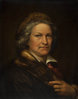eduard-magnus-1830-portræt-af-thorvaldsen-i-hans-arbejdstøj-kunsttryk-fin-kunst-reproduktion-vægkunst-id-ah7rqu816