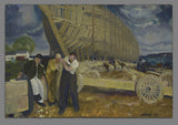 George-Wesley-Belows-1916-builders-of-ships-art-print-fine-art-reproduction-wall-art-id-ah84crzjb