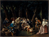 アレクシス・ペイロット・ウ・ペイロット-1740-評議会-猿-または-ポリシー-チュイルリー庭園-アート-プリント-ファインアート-複製-ウォールアート