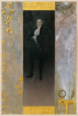 Gustav Klimt - 1895-josef-Lewinsky-als-carlos-Klavigo-art-print-fine-art-reprodukčnej-wall-art-id-ahabjmyer