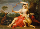 蓬佩奧·巴托尼-1761-戴安娜和丘比特-藝術印刷-美術複製品-牆藝術-id-ahax0fx4o