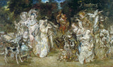 adolphe-monticelli-1874-rencontre-dans-un-parc-dans-les-jours-du-valois-print-art-reproduction-fine-art-wall-art