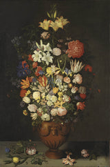 ambrosius-bosschaert-1620-tihožitje-z vazo rož-umetnost-tisk-likovna-reprodukcija-stena-art-id-ahe1vcg7t