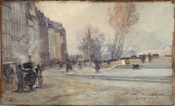 eugene-louis-gillot-1901-le-quai-des-grands-augustins-art-print-fine-art-reproduction-wall-art