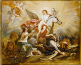 robert-guillaume-dardel-1773-alegoria-pochwały-sztuki-voltaire'a-druk-reprodukcja-dzieł sztuki-sztuka-ścienna