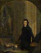 christoffel-frederik-franck-1800-autoportret-artystyczny-odbitka-dzieła-artystyczna-reprodukcja-ścienna-art-id-ahggd1gin