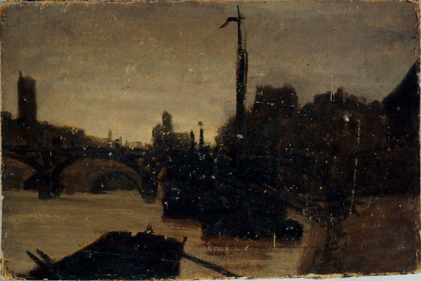 charles-emile-cuisin-1870-the-bridge-of-arts-art-print-fine-art-reproduction-wall-art