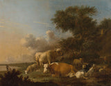albert-jansz-klomp-1640-landskap-med-kor-konst-tryck-fin-konst-reproduktion-väggkonst-id-ahh64t8w3