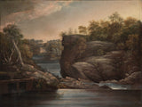 john-Trumbull-1806-Norwich-falls-eller-den-falls-of-the-Yantic-ved-Norwich-art-print-kunst--gjengivelse-vegg-art-id-ahibnqyls