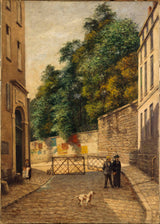 paul-martelliere-1900-the-street-rataud-art-print-fine-art-reprodução-arte-de-parede