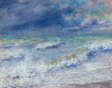 Пиер-Огюст Реноар--1879-морски пейзаж-арт-печат-фино арт-репродукция стена-арт-ID-ahkynwuci