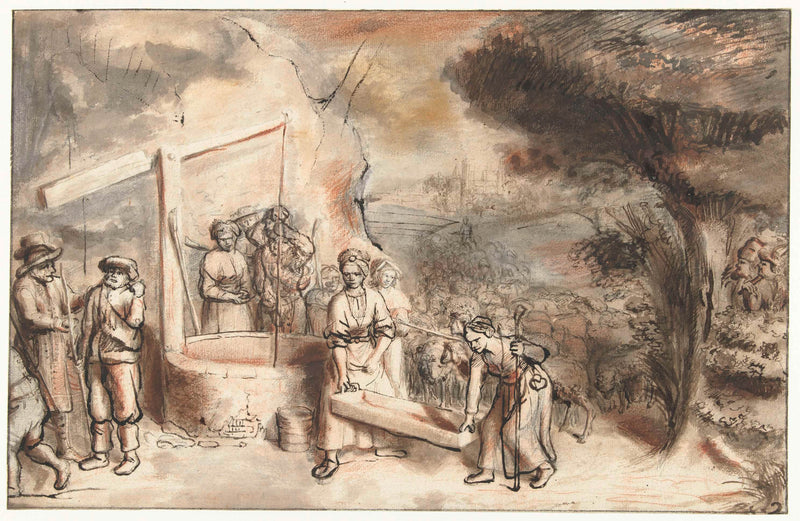 constantijn-a-renesse-1648-moses-and-reuels-daughters-at-the-well-art-print-fine-art-reproduction-wall-art-id-ahlhk7o9d