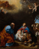 carlo-dolci-1670-čaščenje-pastirjev-umetniški-tisk-likovna-reprodukcija-stenska-umetnost-id-aho0q86p3