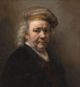rembrandt-van-rijn-1669-autoportree-kunst-print-peen-kunst-reproduktsioon-seinakunst-id-aho3w494e