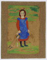 augustus-macke-1911-kind-met-pop-kunstprint-fine-art-reproductie-muurkunst-id-ahoglluu7