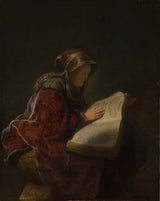 rembrandt-van-rijn-1631-'n ou-vrou-lees-waarskynlik-die-profeet-hannah-kunsdruk-fynkuns-reproduksie-muurkuns-id-ahpbcgket
