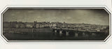 匿名 1845 年全景新橋羅浮宮和巴黎第一區拉梅吉瑟裡碼頭藝術印刷品美術複製品牆藝術