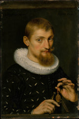 Pīters Pols Rubenss-1597-vīrieša portrets, iespējams, arhitekts vai ģeogrāfs