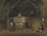 Martinus-rorbye-1843-the-krypten-in-the-mona-of-san-Benedetto-i-Subiaco-Italia-art-print-kunst--gjengivelse-vegg-art-id-ahq790kph