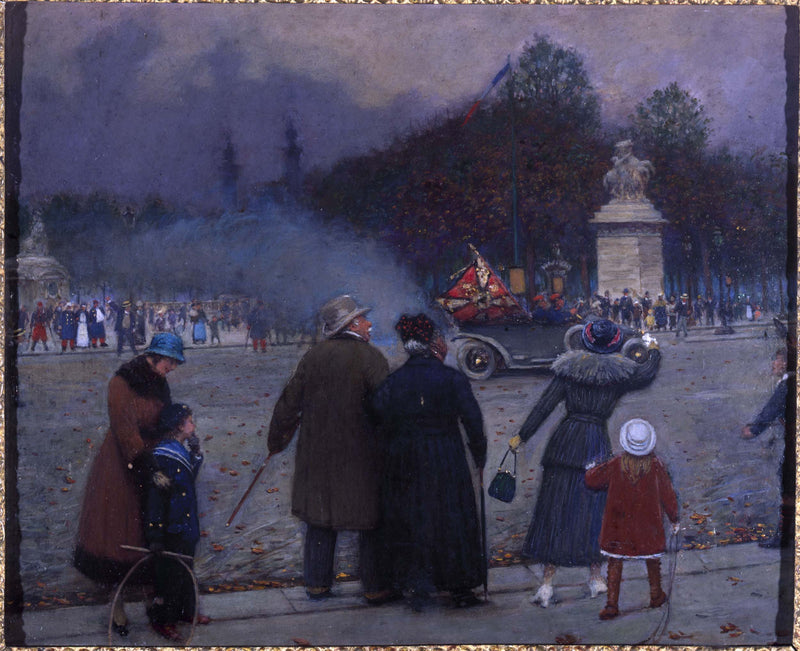 jean-beraud-1914-german-flag-raised-at-the-invalides-art-print-fine-art-reproduction-wall-art