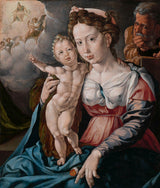 jan-cornelisz-vermeyen-1528-druk-sztuki-świętej-rodziny-reprodukcja-dzieł-sztuki-ściennej-id-ahrbfa926