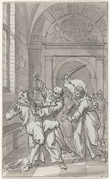 jacobus-køber-1789-overraskelsen-af-den-spanske-garnison-på-slottet-kunsttryk-fin-kunst-reproduktion-vægkunst-id-ahttxifd2