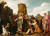 Pieter-lastman-1617-그리스도와 가나안인-여성-예술-인쇄-미술-복제-벽-예술-id-ahu4oaer4